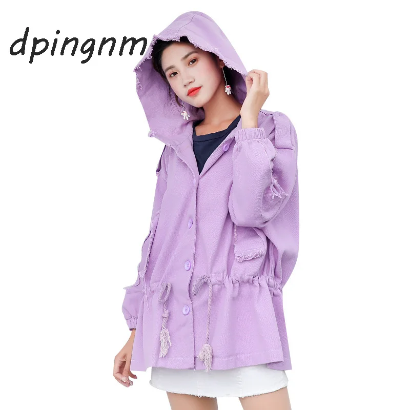 Denim Jacket Autumn Womens Jackets and Coats Pink Lapel Single Breasted Casual Fall Jacket
Denim Jacket Autumn Womens Jackets and Coats Pink Lapel Single Breasted Casual Fall Jacket