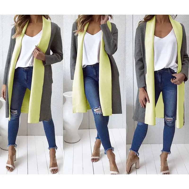Women's Clothing Coat Winter 2018 Patchwork Elegant Long Sleeve Candy Color Thick Coat Korean Version Jacket Blend Coat
Women's Clothing Coat Winter 2018 Patchwork Elegant Long Sleeve Candy Color Thick Coat Korean Version Jacket Blend Coat