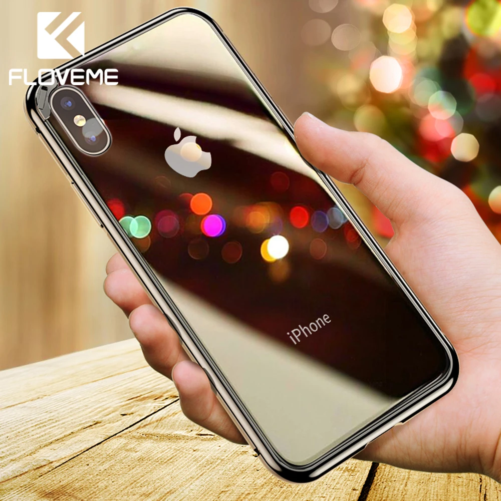 FLOVEME Phone Case For iPhone XS MAX 7 Plus X Clear Soft TPU Silicone Case For iPhone 7 8 Plus XS Mobile Phone Cover Cases Coque
FLOVEME Phone Case For iPhone XS MAX 7 Plus X Clear Soft TPU Silicone Case For iPhone 7 8 Plus XS Mobile Phone Cover Cases Coque