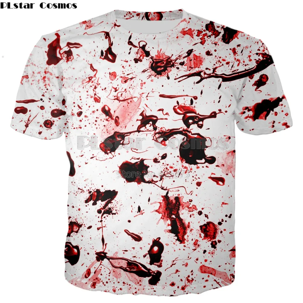 PLstar Cosmos Drop shipping 2018 summer New Fashion 3d T-shirt Blood Splatter Funny Print tshirt Mens/Womens Casual Cool t shirt
PLstar Cosmos Drop shipping 2018 summer New Fashion 3d T-shirt Blood Splatter Funny Print tshirt Mens/Womens Casual Cool t shirt