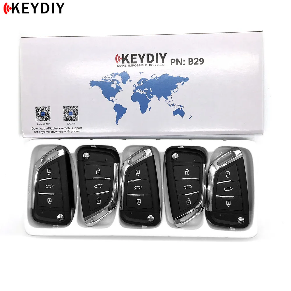 Keydiy программатор для ключей 5/10 шт./лот B29 KD900/ Серия B KD мини пульт дистанционного