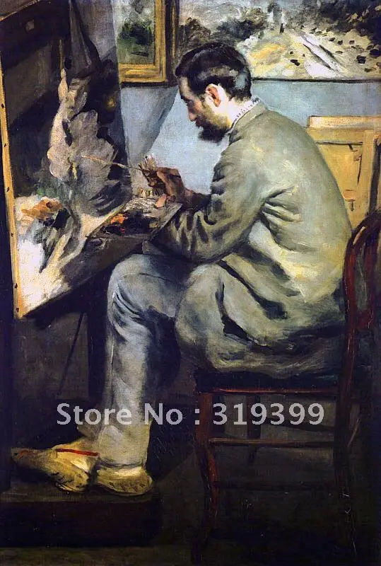 Oil Painting Reproduction,portrait of jean frederic bazille by pierre auguste renoir,on linen canvas,Free dhl Shipping,handmade
Oil Painting Reproduction,portrait of jean frederic bazille by pierre auguste renoir,on linen canvas,Free dhl Shipping,handmade