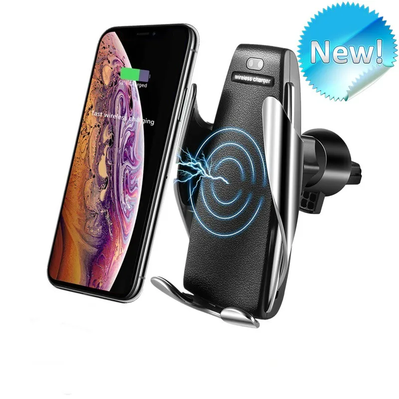 10W Qi Car Wireless Charger For iPhone XS X 8 7 Automatic Fast Wireless Charging Charger Air Vent Phone Holder Car Mount
10W Qi Car Wireless Charger For iPhone XS X 8 7 Automatic Fast Wireless Charging Charger Air Vent Phone Holder Car Mount