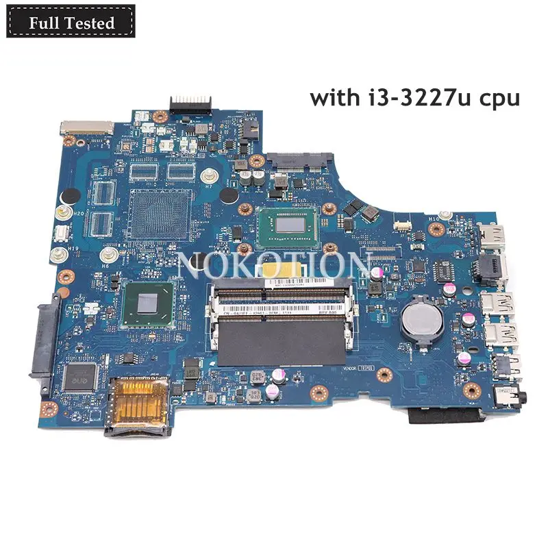 NOKOTION VAW11 LA-9102P REV:1.0 FOR Dell Inspiron 3721 5721 Laptop Motherboard CN-06006J 06006J Mainboard I3-3227 CPU full test
NOKOTION VAW11 LA-9102P REV:1.0 FOR Dell Inspiron 3721 5721 Laptop Motherboard CN-06006J 06006J Mainboard I3-3227 CPU full test