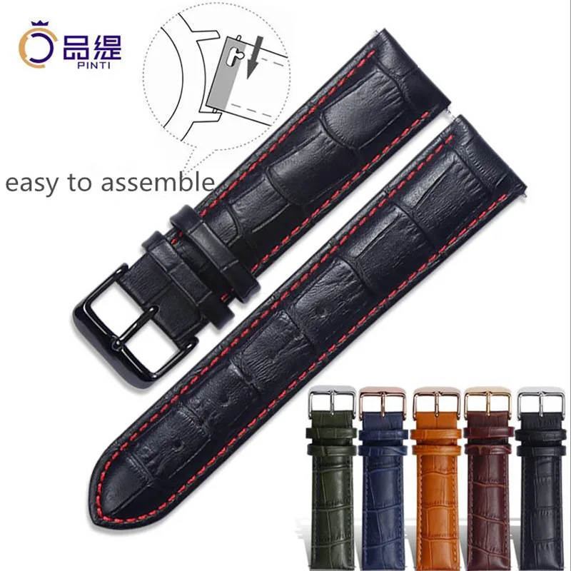New Stitching Calfskin Strap Blue/Tan/Green Genuine Leather WatchBand With Switch Spring Bars 20mm 22mm MEN for Brands/TAG Watch
New Stitching Calfskin Strap Blue/Tan/Green Genuine Leather WatchBand With Switch Spring Bars 20mm 22mm MEN for Brands/TAG Watch