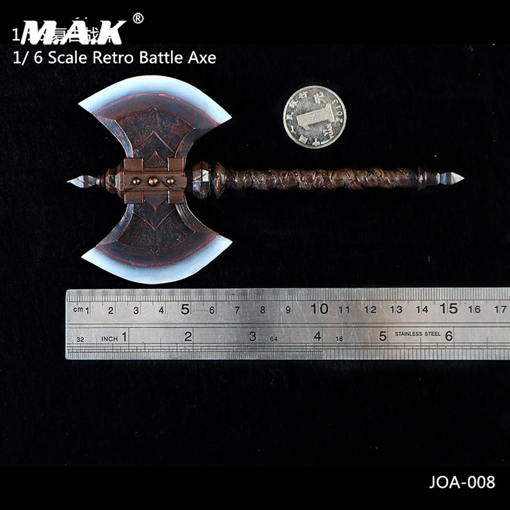 1/6 Scale Soldier Figure Scene Accessories Retro Battle Axe Weapon Model for 12'' PVC Collectible Action Figure
1/6 Scale Soldier Figure Scene Accessories Retro Battle Axe Weapon Model for 12'' PVC Collectible Action Figure