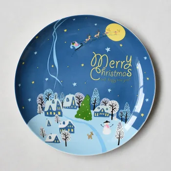 Dishes & Plates Christmas cartoon hand-painted porcelain plate steak Fruit dish New Year gift Ceramic plate tableware CP-044D
Dishes & Plates Christmas cartoon hand-painted porcelain plate steak Fruit dish New Year gift Ceramic plate tableware CP-044D