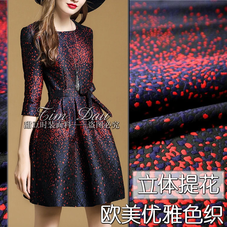 2018 Europe and the United States big elegant three-dimensional yarn-dyed jacquard fabric high-precision dress clothing fabrics
2018 Europe and the United States big elegant three-dimensional yarn-dyed jacquard fabric high-precision dress clothing fabrics