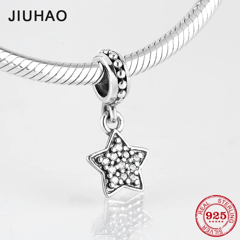 New 925 Sterling Silver five-pointed star sparkling CZ Fine Pendants Fit Original Pandora Charm Bracelet Jewelry making
New 925 Sterling Silver five-pointed star sparkling CZ Fine Pendants Fit Original Pandora Charm Bracelet Jewelry making