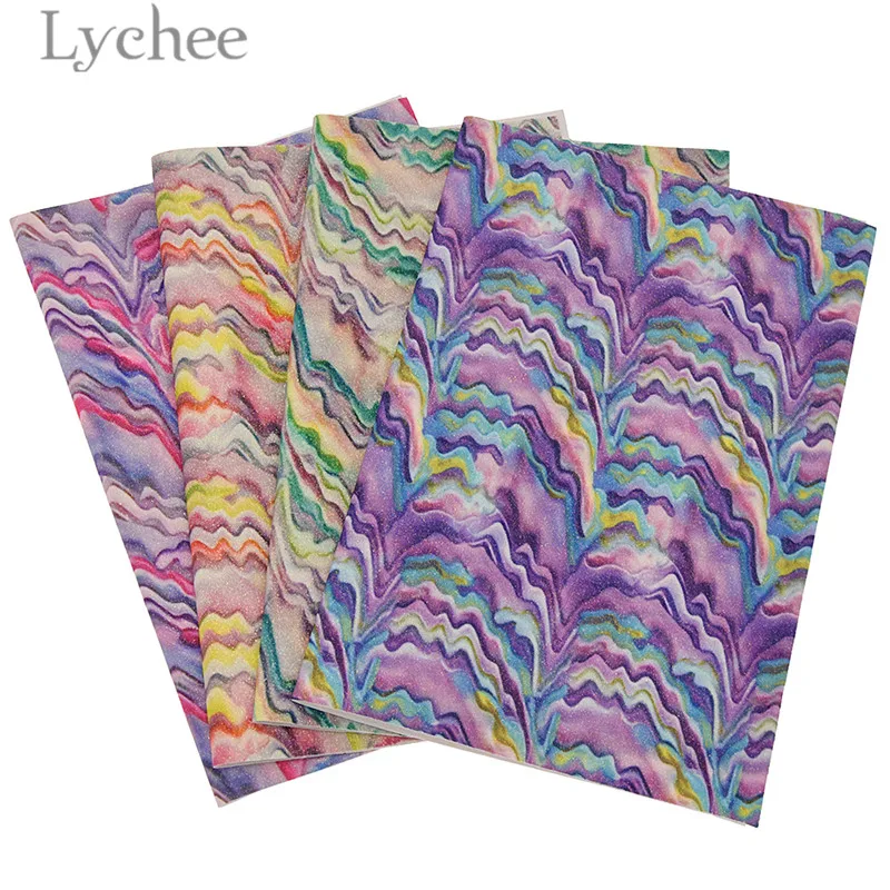 Lychee Life 1PC A4 Rainbow Glitter Faux Fake Leather Fabric High Quality Synthetic Leather DIY Material For Handbag Garments
Lychee Life 1PC A4 Rainbow Glitter Faux Fake Leather Fabric High Quality Synthetic Leather DIY Material For Handbag Garments