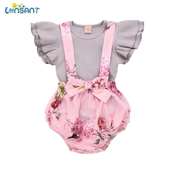 LONSANT 2019 Summer Baby Girl Clothing Set Solid T-shirt Tops+printed Ruffles Short Baby Girl Clothes Newborn Outfits N30
LONSANT 2019 Summer Baby Girl Clothing Set Solid T-shirt Tops+printed Ruffles Short Baby Girl Clothes Newborn Outfits N30