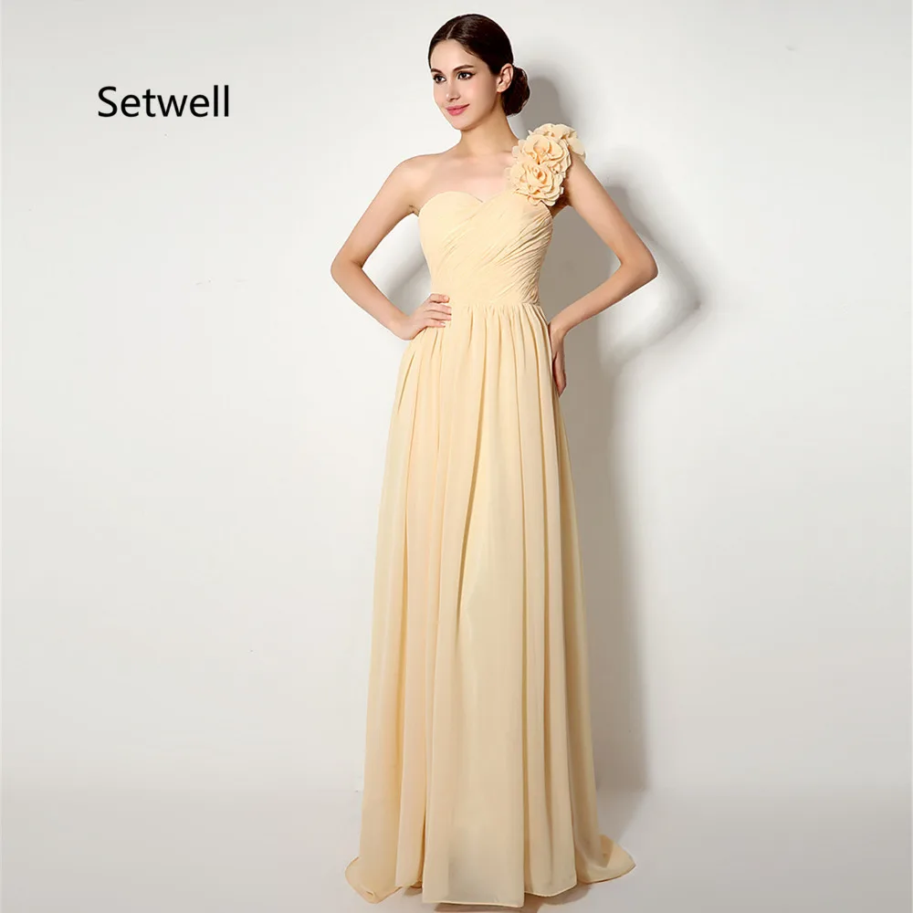 Setwell Beautiful Summer Chiffon Bridesmaid Dresses Custom Made One Shoulder Wedding Gowns Lace Up Back Bridesmaid Dress
Setwell Beautiful Summer Chiffon Bridesmaid Dresses Custom Made One Shoulder Wedding Gowns Lace Up Back Bridesmaid Dress
