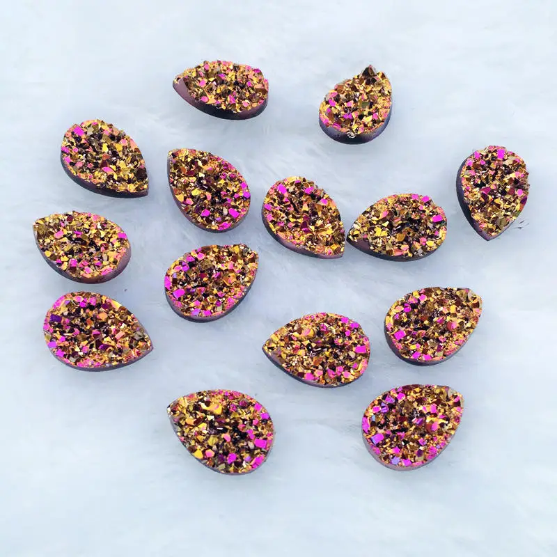 Glitter Rose Gold DIY Rhinestone buttons Water Drop 10*14mm Ore AB Resin Crystals Stones 50pcs/lot S33
Glitter Rose Gold DIY Rhinestone buttons Water Drop 10*14mm Ore AB Resin Crystals Stones 50pcs/lot S33