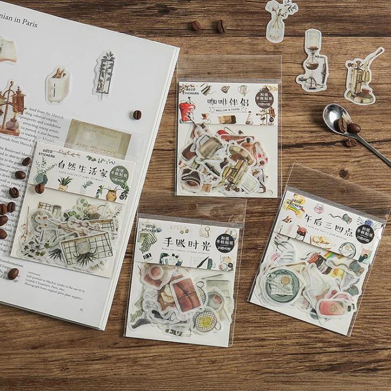 40 Pcs/pack Hot Journal Japanese Paper Plants Vintage Calendar Coffee Decorative Diary Stickers Scrapbooking Flakes Stationery
40 Pcs/pack Hot Journal Japanese Paper Plants Vintage Calendar Coffee Decorative Diary Stickers Scrapbooking Flakes Stationery
