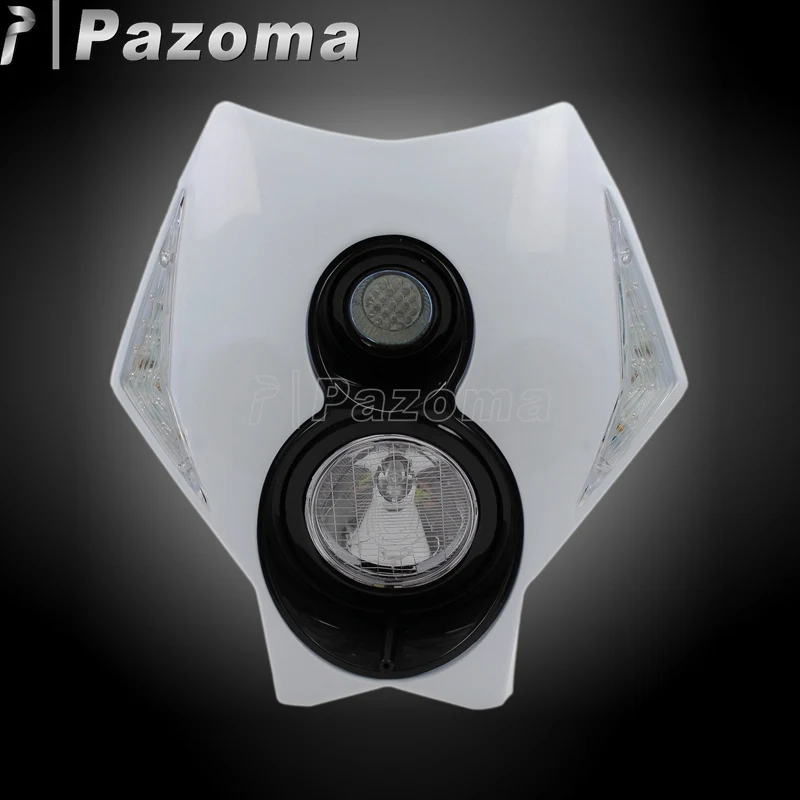 PAZOMA Torch Halogen Motorcycle Streetfighter LED Headlight White Headlamp For KTM 525 530 SXF EXC XCF RMZ DRZ250
PAZOMA Torch Halogen Motorcycle Streetfighter LED Headlight White Headlamp For KTM 525 530 SXF EXC XCF RMZ DRZ250