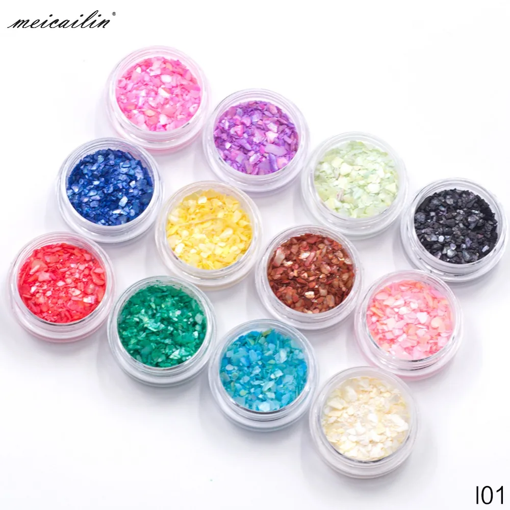 1 Set/Lot 12Mix Color 3D Shell Nail Glitter Powder Flakes Irregular Shell Paper Slice Nail Sequins Fragment for UV Gel Nail Art
1 Set/Lot 12Mix Color 3D Shell Nail Glitter Powder Flakes Irregular Shell Paper Slice Nail Sequins Fragment for UV Gel Nail Art