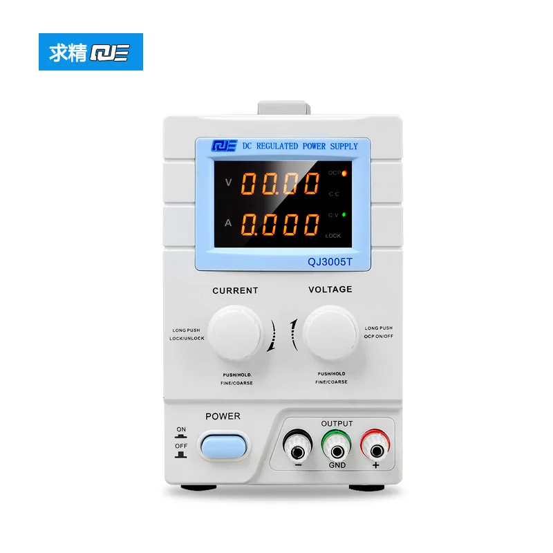 QJ3005T High Precision Four-bit display DC stabilized Voltage Power phone maintenance Electroplating Power supply 30V5A
QJ3005T High Precision Four-bit display DC stabilized Voltage Power phone maintenance Electroplating Power supply 30V5A