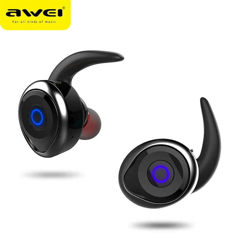 AWEI T1 TWS Bluetooth Earphone True Wireless Earbuds In Ear Earpiece With Mic Stereo Mini Handsfree Headset For Phone With MIC
AWEI T1 TWS Bluetooth Earphone True Wireless Earbuds In Ear Earpiece With Mic Stereo Mini Handsfree Headset For Phone With MIC