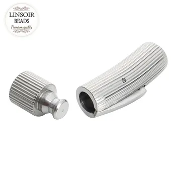 1pcs Hole Size 6mm Stainless Steel Bayonet Snap Clasps Fit Round Leather Cord Bracelet Silver Tone Connectors For Jewelry F3958
1pcs Hole Size 6mm Stainless Steel Bayonet Snap Clasps Fit Round Leather Cord Bracelet Silver Tone Connectors For Jewelry F3958