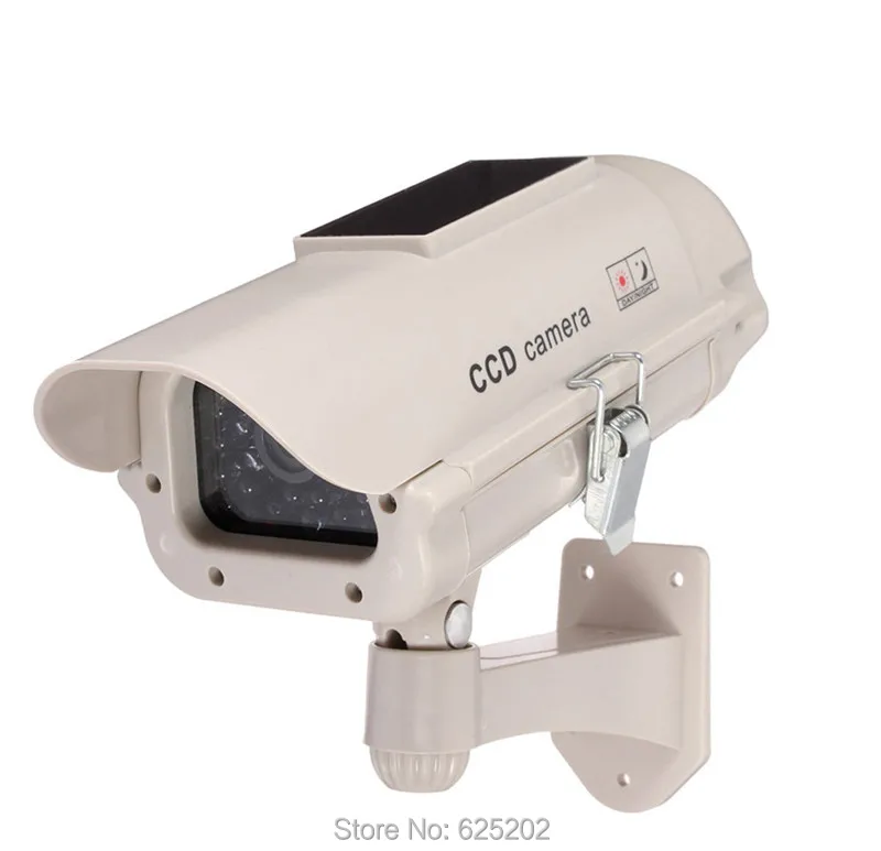 Solar Power Dummy IR Camera Fake Security Outdoor Waterproof Style | Безопасность и защита
