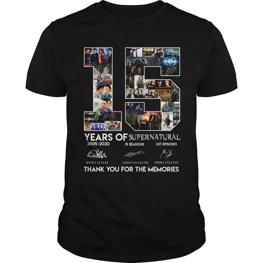 GILDAN 2019 brand men shirt 15 Years of Supernatural thank you for the memories shirt
GILDAN 2019 brand men shirt 15 Years of Supernatural thank you for the memories shirt