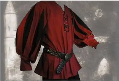 Men Medieval Renaissance Grooms Pirate Reenactment Larp Costume patcwork Shirt puffy sleeve Top Middle Age Clothing Men 4XL
Men Medieval Renaissance Grooms Pirate Reenactment Larp Costume patcwork Shirt puffy sleeve Top Middle Age Clothing Men 4XL