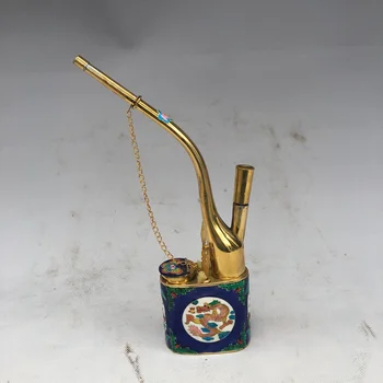 Antique antique collection Cloisonne copper hookah Hookah Shisha bucket retro of copper water pipe
Antique antique collection Cloisonne copper hookah Hookah Shisha bucket retro of copper water pipe