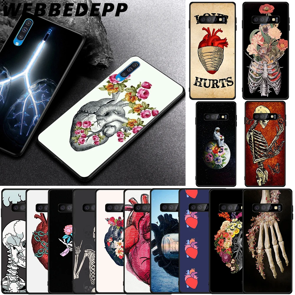 WEBBEDEPP медицинский человеческий Мягкий чехол из ТПУ для Samsung Galaxy S6 S7 Edge S8 S9 S10 Plus S10e |