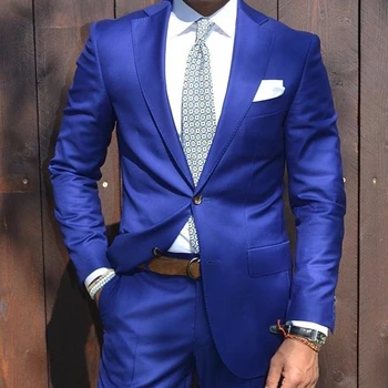 Royal Blue Groom Tuxedo men suit Slim Fit Mens Wedding Prom Party Suits Casual Man Suit Tailor Made Bridegroom Suit Jacket+Pants
Royal Blue Groom Tuxedo men suit Slim Fit Mens Wedding Prom Party Suits Casual Man Suit Tailor Made Bridegroom Suit Jacket+Pants