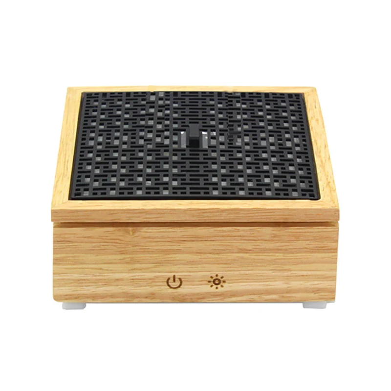 

Ultrasonic Aroma Diffuser Air Humidifier Wooden Box Essential Oil Diffuser Humidificador Aromaterapia Mist Maker For Home 120M