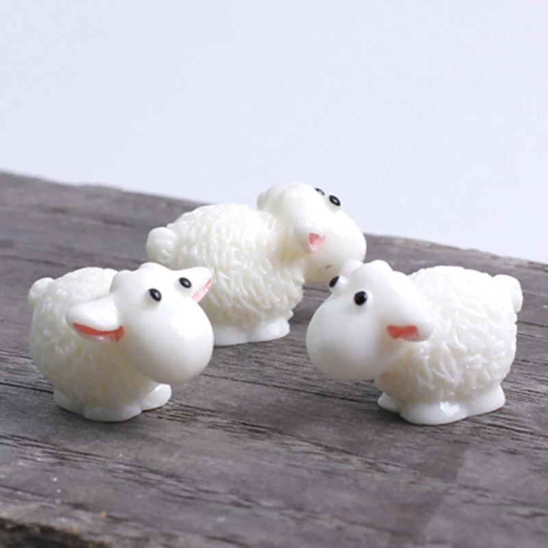 5Pcs/lot 1.5*2cm Cute Resin Mini Sheep Micro Figurines Miniatures Home Wedding Party Decor DIY Accessories fairy garden supplies
5Pcs/lot 1.5*2cm Cute Resin Mini Sheep Micro Figurines Miniatures Home Wedding Party Decor DIY Accessories fairy garden supplies