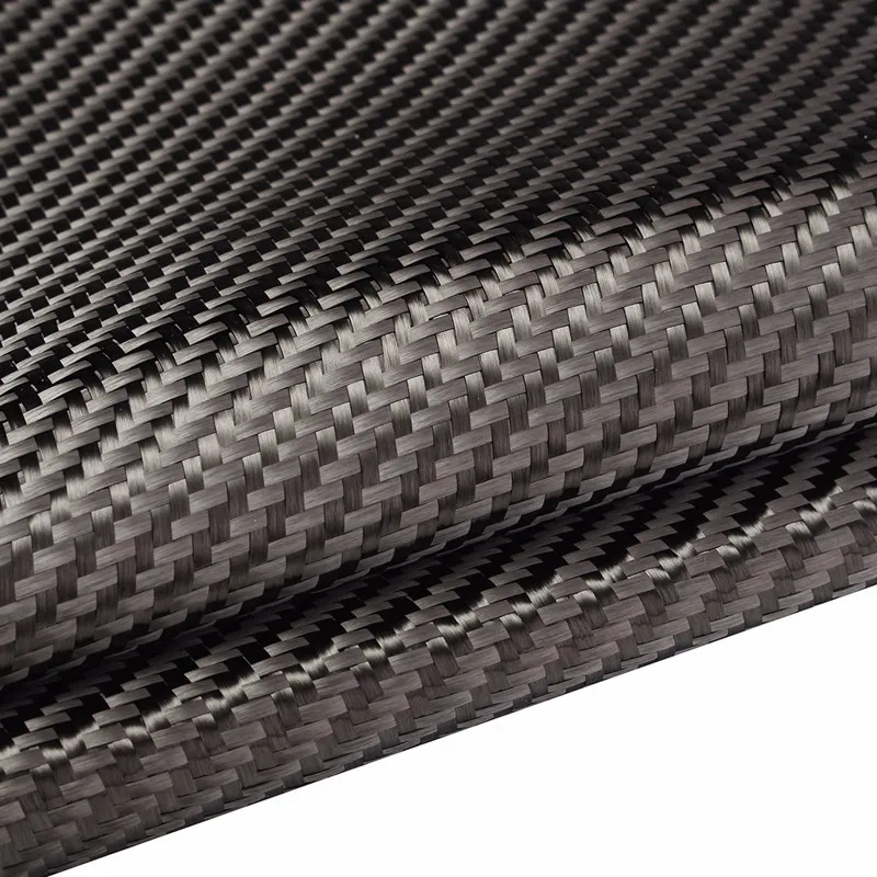 12 pulgadas de ancho de tela de fibra de carbono 3K Sarga Tejido De Tela Lisa Hoja