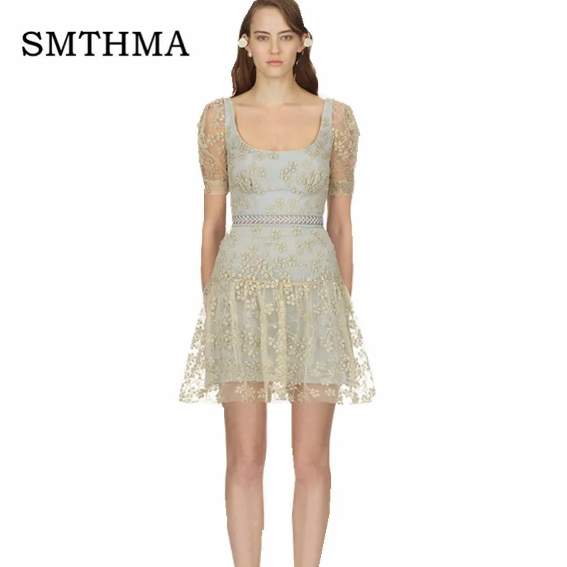 SMTHMA 2019 New arrival High quality Self Portrait Runway summer Dress Short sleeve round neck L Chic Dress
SMTHMA 2019 New arrival High quality Self Portrait Runway summer Dress Short sleeve round neck L Chic Dress