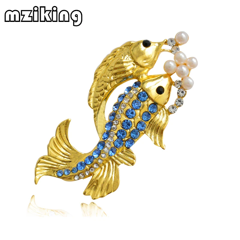 mziking 2019 New Gold Fish Brooch for Women Crystal Brooch Simulated Pearl Animal Enamel Pin Jewelry Clothes Accessories Brosh
mziking 2019 New Gold Fish Brooch for Women Crystal Brooch Simulated Pearl Animal Enamel Pin Jewelry Clothes Accessories Brosh
