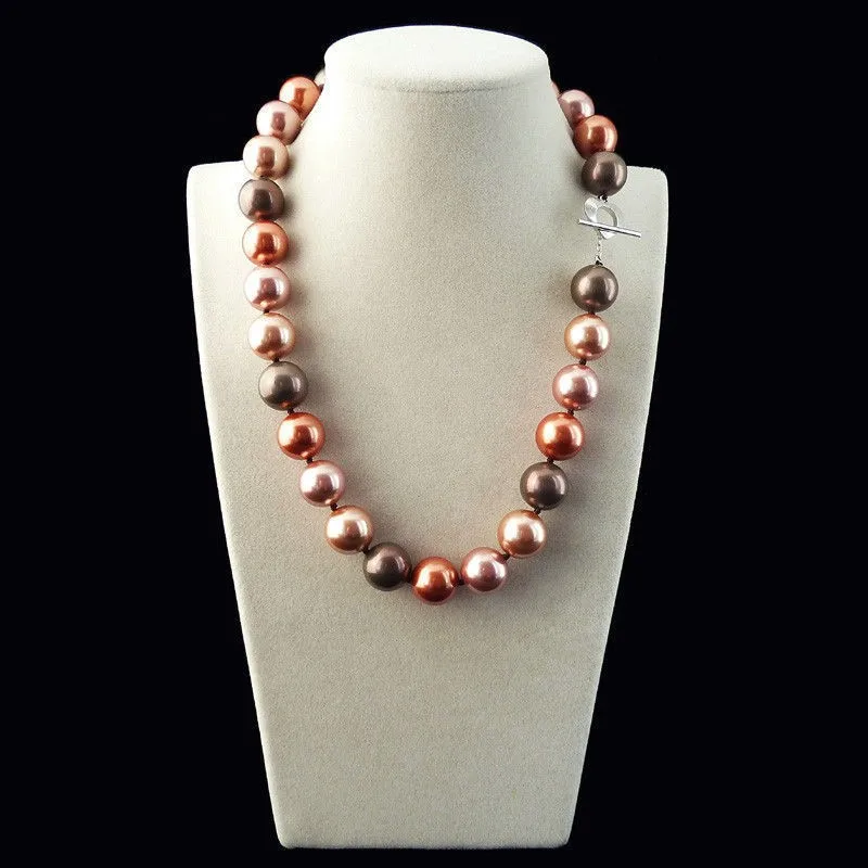 AAA+ Jewelry Rare Huge 12mm Genuine South Sea Blend color Shell Pearl Necklace Heart Clasp 18'' Chain 925 Sterling Silver
AAA+ Jewelry Rare Huge 12mm Genuine South Sea Blend color Shell Pearl Necklace Heart Clasp 18'' Chain 925 Sterling Silver