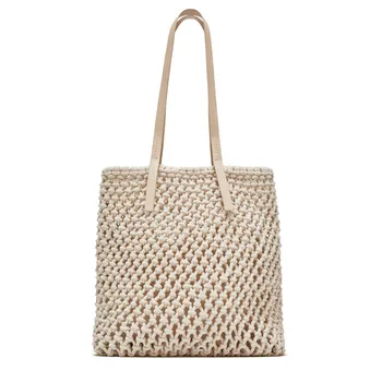2019Fashionable woman Popular woven mesh rope bag woven tie buckle reticular skeleton hollow straw net bag, shoulder bag
2019Fashionable woman Popular woven mesh rope bag woven tie buckle reticular skeleton hollow straw net bag, shoulder bag