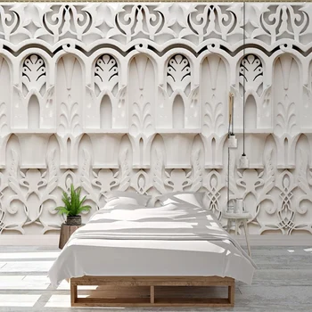 Photo Wallpaper European Style White Gypsum Carving Pattern Murals Living Room Bedroom Creative Art Home Decor Wallpaper Fresco
Photo Wallpaper European Style White Gypsum Carving Pattern Murals Living Room Bedroom Creative Art Home Decor Wallpaper Fresco
