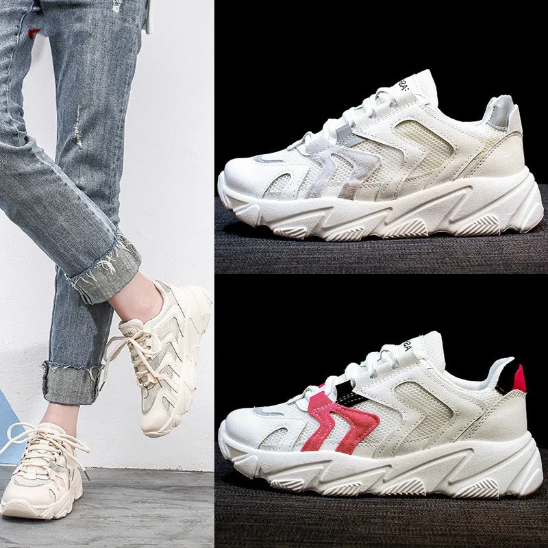 2019 Chunky Sneakers Casual Shoes Vulcanize Female Fashion Women Sneakers Lace Up High Leisure Footwears basket femme NY-08
2019 Chunky Sneakers Casual Shoes Vulcanize Female Fashion Women Sneakers Lace Up High Leisure Footwears basket femme NY-08