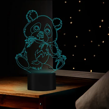 Creative panda shapes Night nights 7 changing Colors birthday gift for kids friend room store ideal decor Christmas gift
Creative panda shapes Night nights 7 changing Colors birthday gift for kids friend room store ideal decor Christmas gift