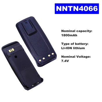 7.4V 1800mAh LI-ION Radio Battery NNTN4066 For Motorola Walkie Talkie XIR-P8200 XIR-P8268 Two Way Radio
7.4V 1800mAh LI-ION Radio Battery NNTN4066 For Motorola Walkie Talkie XIR-P8200 XIR-P8268 Two Way Radio