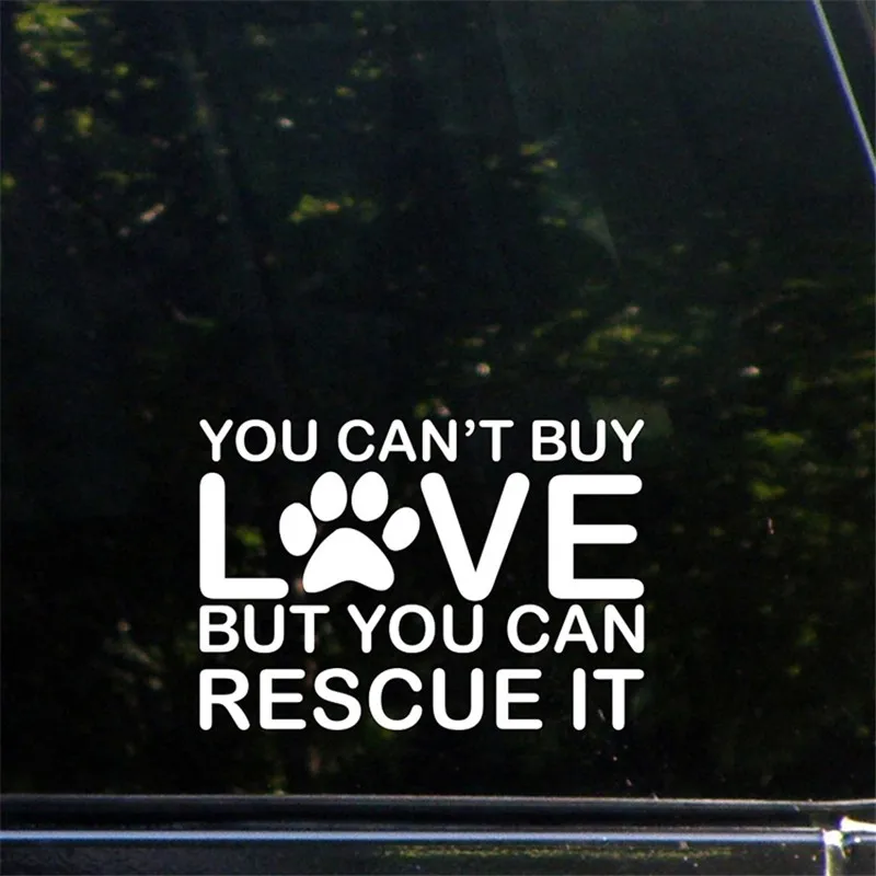 You Can't Buy Love But Can Rescue It pvc vinyl sticker window die cut decal for laptop truck | Игрушки и хобби