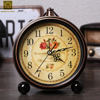 Creative Silent Alarm Clock Home Decor Europe Electronic Desk Clocks Mechanical Alarm Vintage Saat Erkekler Table Clock WKJ018
Creative Silent Alarm Clock Home Decor Europe Electronic Desk Clocks Mechanical Alarm Vintage Saat Erkekler Table Clock WKJ018