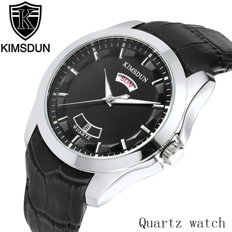 Top brand KIMSDUN men's fashion date display luxury business quartz watch clock military leather gentleman Relogio Montre Wrist
Top brand KIMSDUN men's fashion date display luxury business quartz watch clock military leather gentleman Relogio Montre Wrist