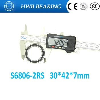 Free Shipping 2pcs S6806-2RS (30*42*7 mm) Stainless steel hybrid ceramic ball bearing sc6806 2rs S6806 2RS for bicycle part
Free Shipping 2pcs S6806-2RS (30*42*7 mm) Stainless steel hybrid ceramic ball bearing sc6806 2rs S6806 2RS for bicycle part