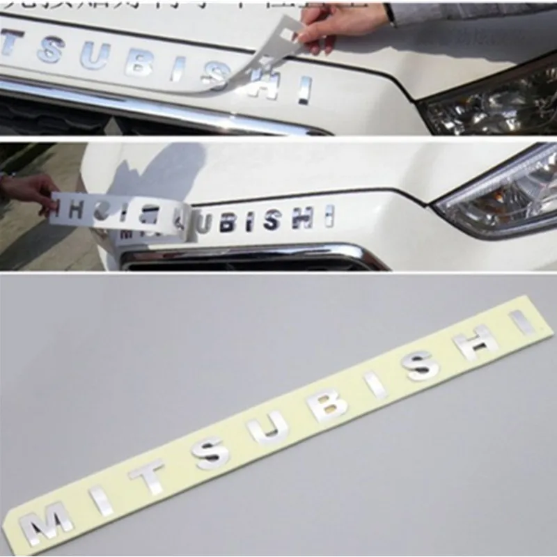 Car styling ABS header letters paste machine head letter car stickers for Mitsubishi ASX
Car styling ABS header letters paste machine head letter car stickers for Mitsubishi ASX