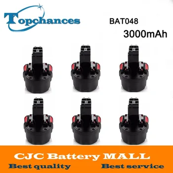 6PCS High Quality BAT048 9.6V 3000mAh Ni-MH Rechargeable Battery Pack for Bosch PSR 960 2 607 335 272 32609-RT BPT1041
6PCS High Quality BAT048 9.6V 3000mAh Ni-MH Rechargeable Battery Pack for Bosch PSR 960 2 607 335 272 32609-RT BPT1041