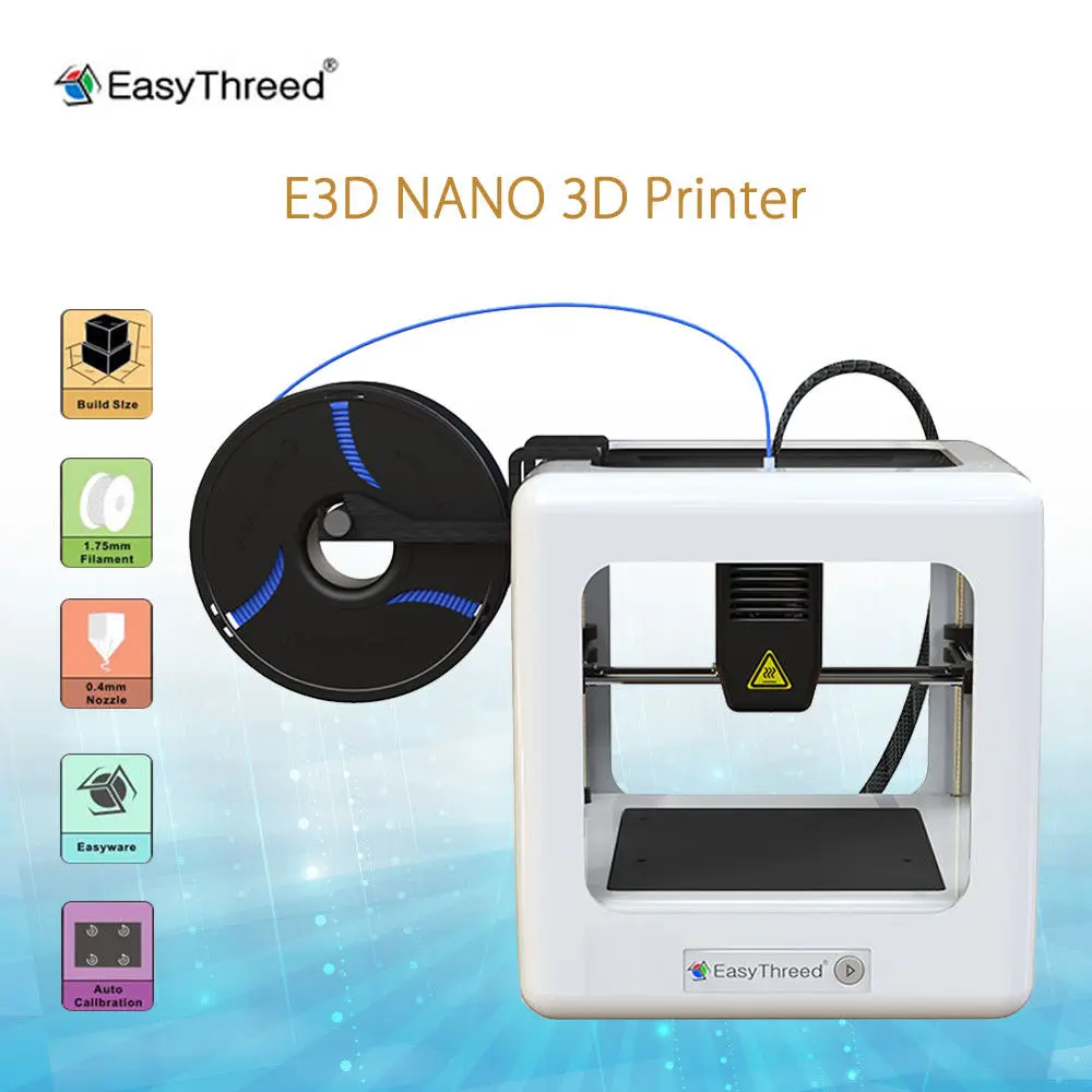 Keyes Easythreed E3D NANO Educational Mini 3D Printer 1.75mm PLA Filament High Precision DIY Kit for Arduino free shipping
Keyes Easythreed E3D NANO Educational Mini 3D Printer 1.75mm PLA Filament High Precision DIY Kit for Arduino free shipping