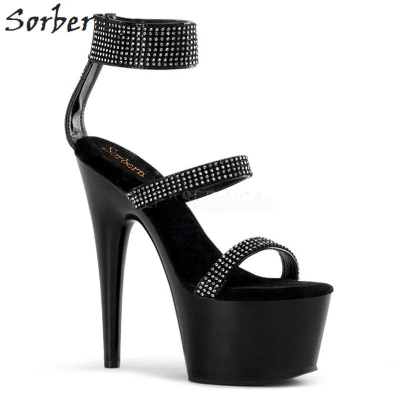 Sorbern Black Women Sandals Shoes For Spring Party Shoes 15CM Heels Zapatos De Mujer 2019 New Sandalias Rhinestone
Sorbern Black Women Sandals Shoes For Spring Party Shoes 15CM Heels Zapatos De Mujer 2019 New Sandalias Rhinestone