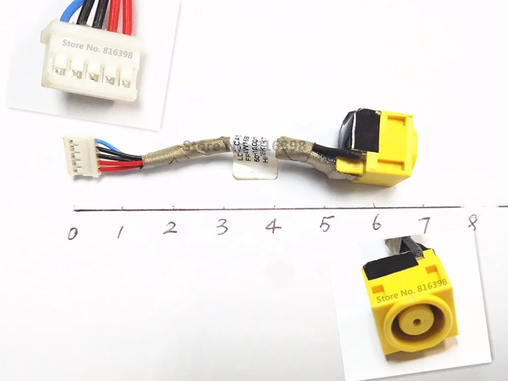 DC JACK FOR LENOVO X220 X220i X230 X230i DC in cable Free Shipping FRU:04W1680 50.4KH10.002 6.5CM 95%NEW
DC JACK FOR LENOVO X220 X220i X230 X230i DC in cable Free Shipping FRU:04W1680 50.4KH10.002 6.5CM 95%NEW