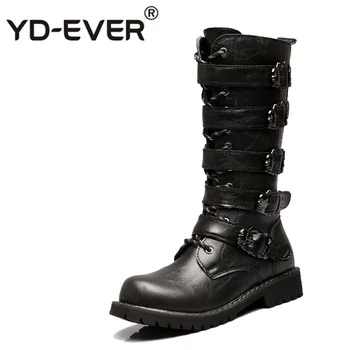Army Boots Men Military Leather Combat Metal Buckle Male Motorcycle Punk Boots Men's Shoes Rock Zapatillas Deprtivas Hombre
Army Boots Men Military Leather Combat Metal Buckle Male Motorcycle Punk Boots Men's Shoes Rock Zapatillas Deprtivas Hombre